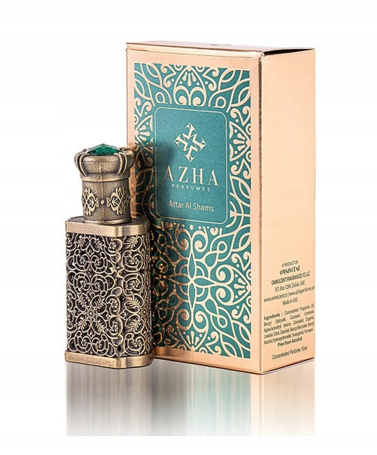 Azha Attar Al Shams Unisex Perfumed Oil 10ml - Elegance and Freshness