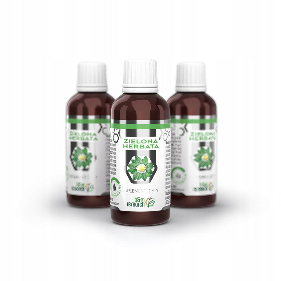 B&M GREEN TEA Liposomal Resistance Detox Digestion 50 ml + PIPETTE Brand B&M Research