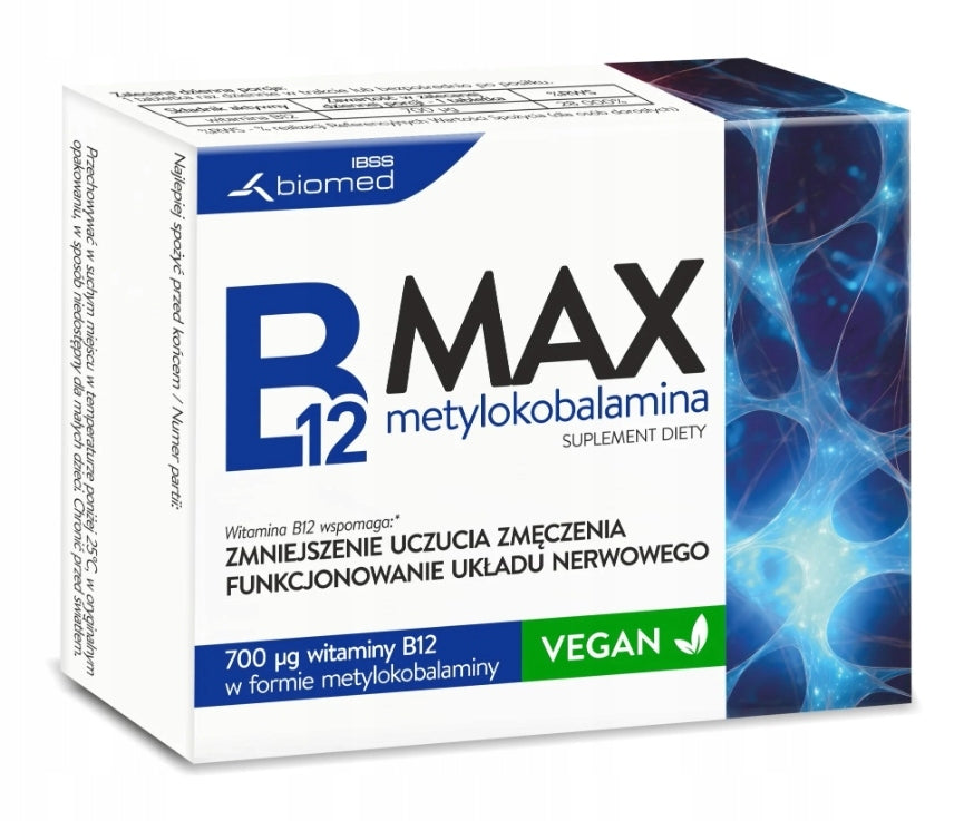 B12 Max Methylcobalamin x 60 tablets