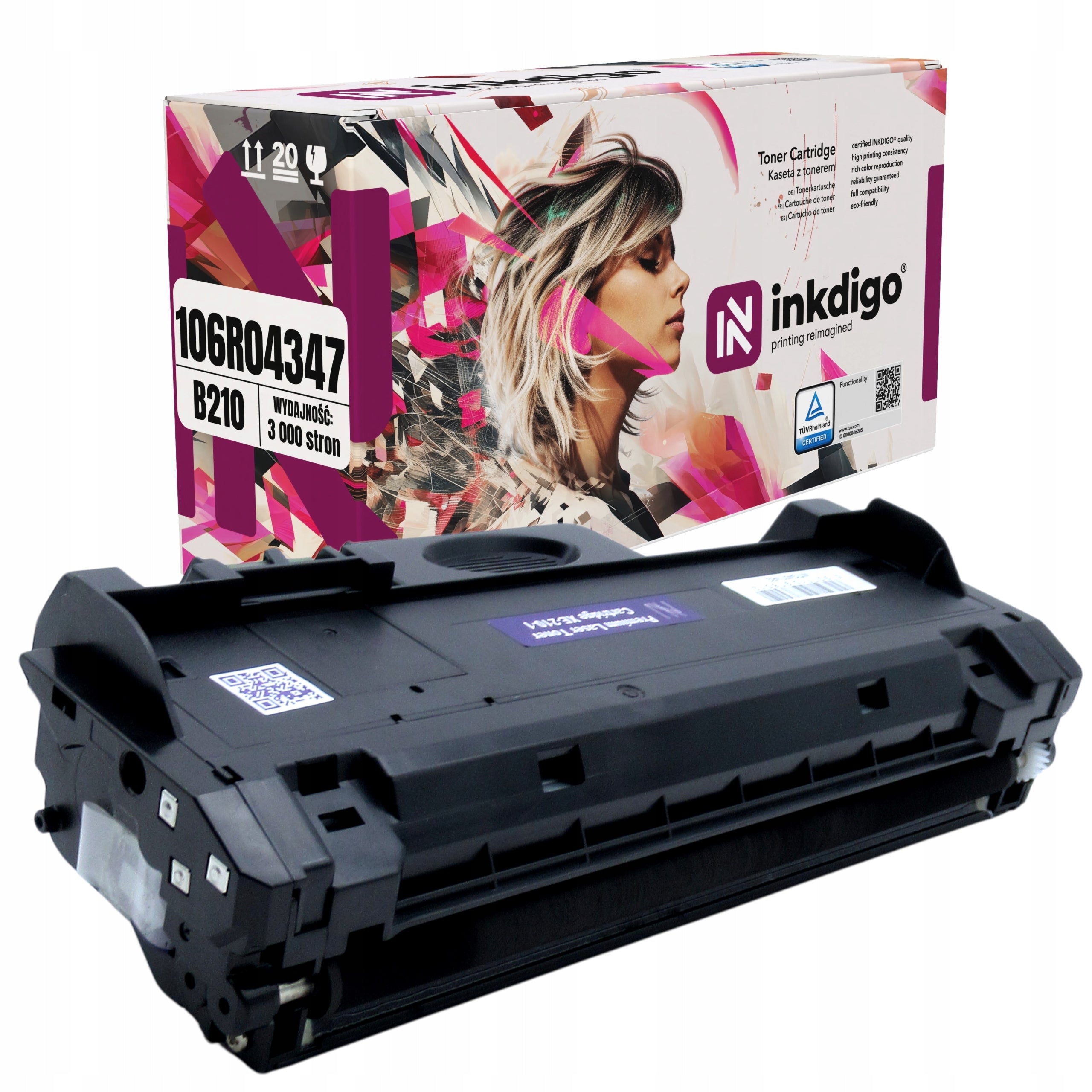 B210 XL Toner Cartridge for Xerox B205ni B210days B215days Replacement 106R04348