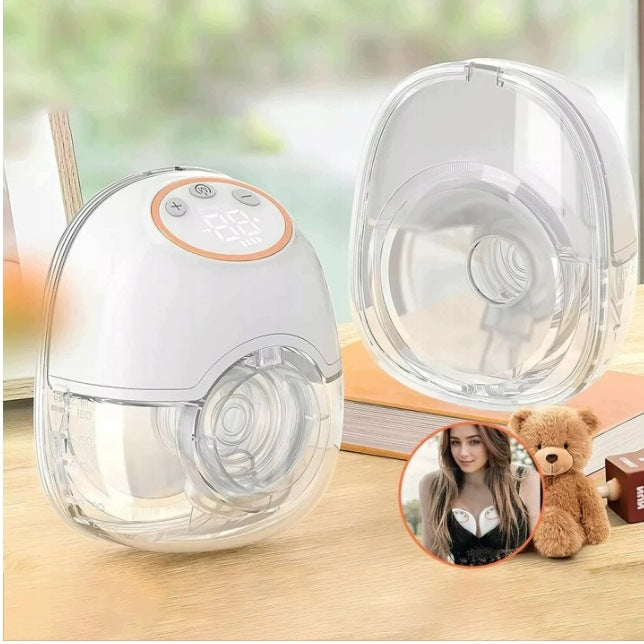 BABIES WIRELESS, PORTABLE SHELL BREAST PUMP HANDS-FREE 4 MODES Medical device no