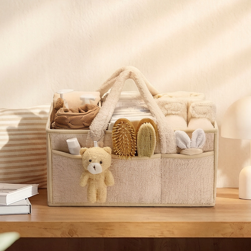 BABY DIAPER ORGANIZER WITH HANDLE, PORTABLE DIAPER BASKET Manufacturer code 6909471346959