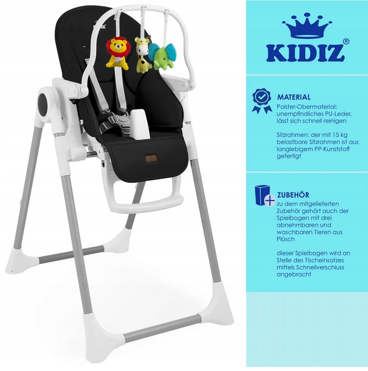 BABY HIGH CHAIR 3IN1 HEIGHT ADJUSTMENT 0-6+ Brand no brand