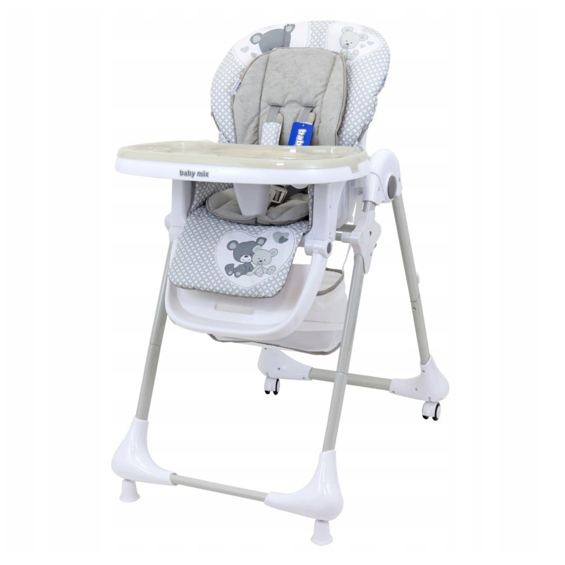 BABY MIX INFANT HIGH CHAIR GREY