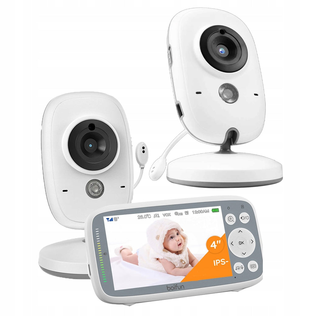 BABY MONITOR 2 CAMERAS TWO-WAY SOUND TEMPERATURE SENSOR