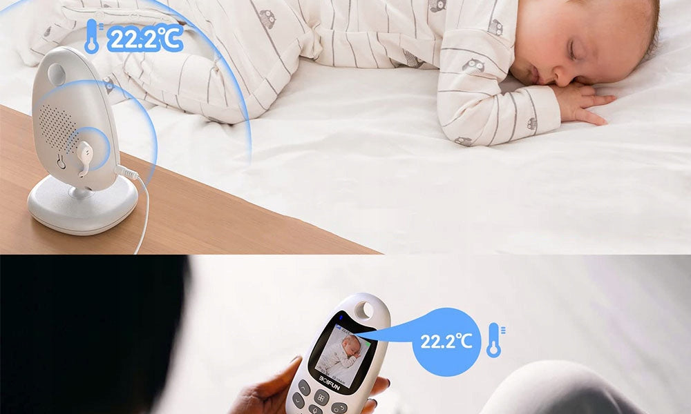 BABY MONITOR BABYLINE HD 420P 2.0'' LCD CAMERA VOX video MODE Medical device no