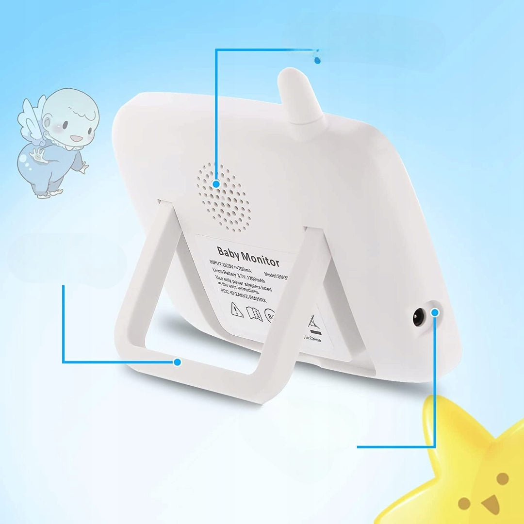 BABY MONITOR BURNNOVE 3,5" MONITOR SCREEN LCD NIGHT VISION SET 2IN1 EAN (GTIN) 0000993975330
