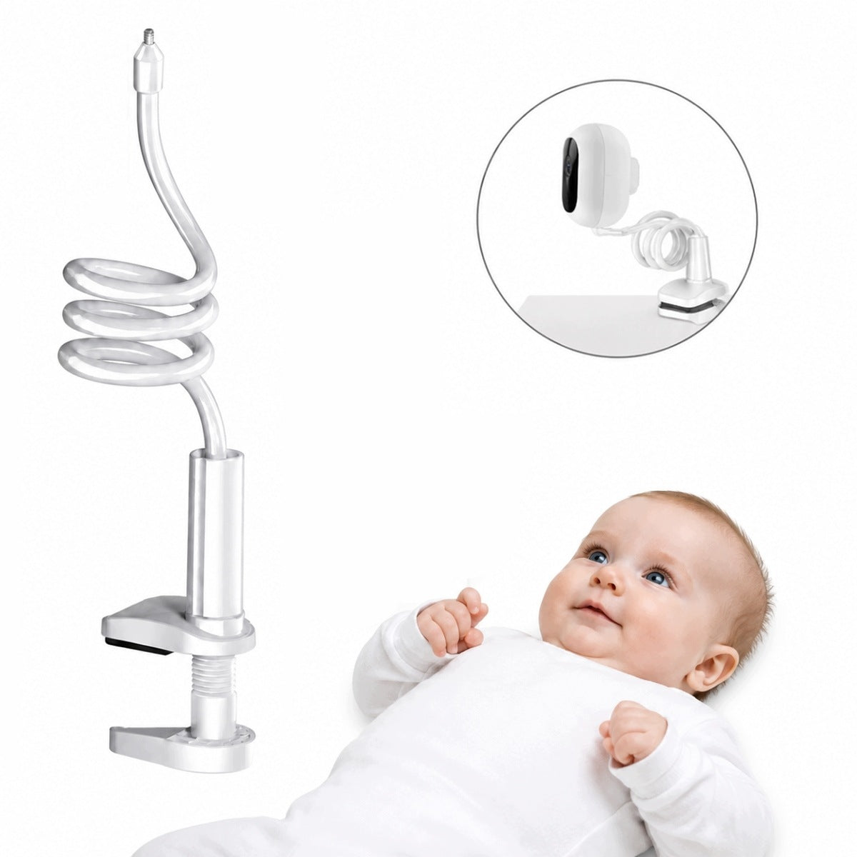 BABY MONITOR CAMERA HOLDER FOR CRIB UNIVERSAL
