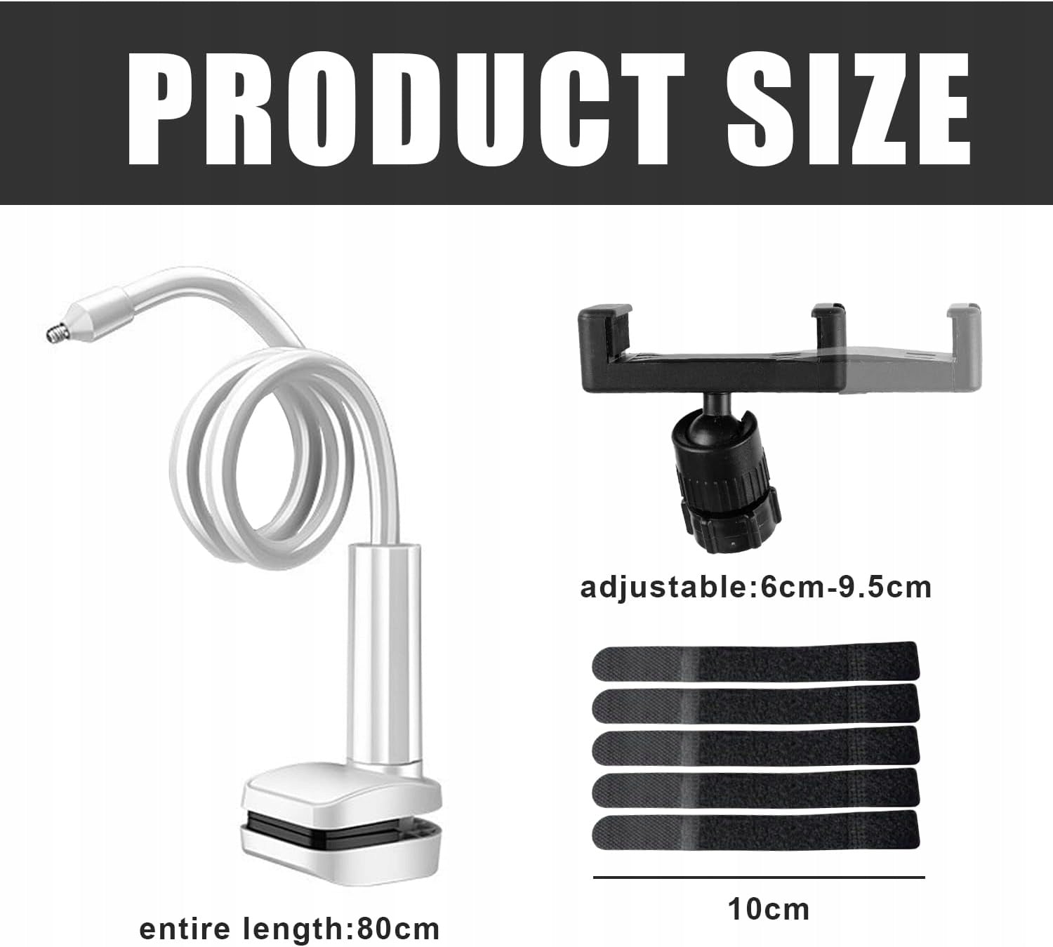 BABY MONITOR CAMERA HOLDER UNIVERSAL 360° ADJUSTABLE STAINLESS STEEL Brand no brand