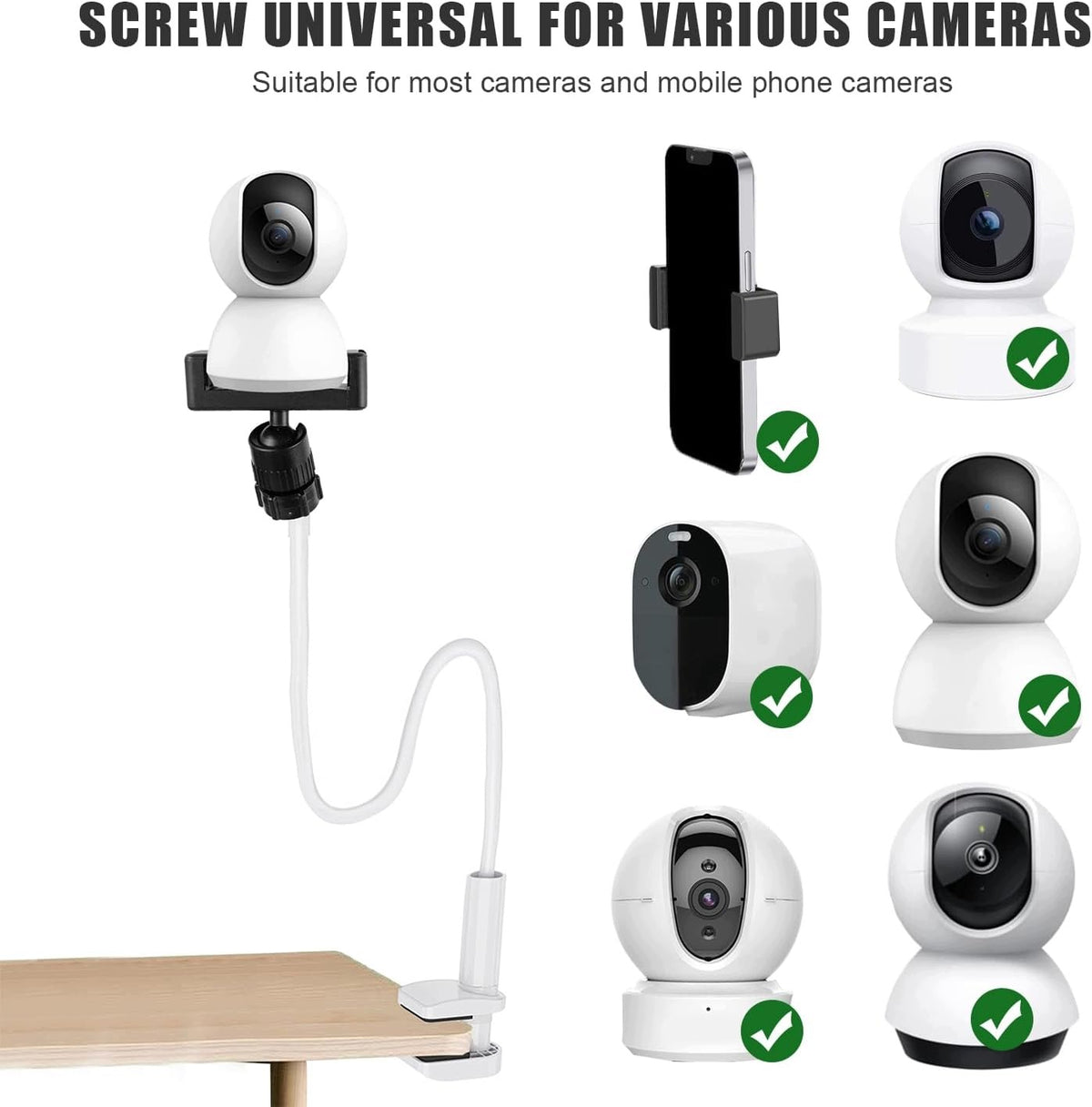 BABY MONITOR CAMERA HOLDER UNIVERSAL 360° ADJUSTABLE STAINLESS STEEL Kind breathing monitor