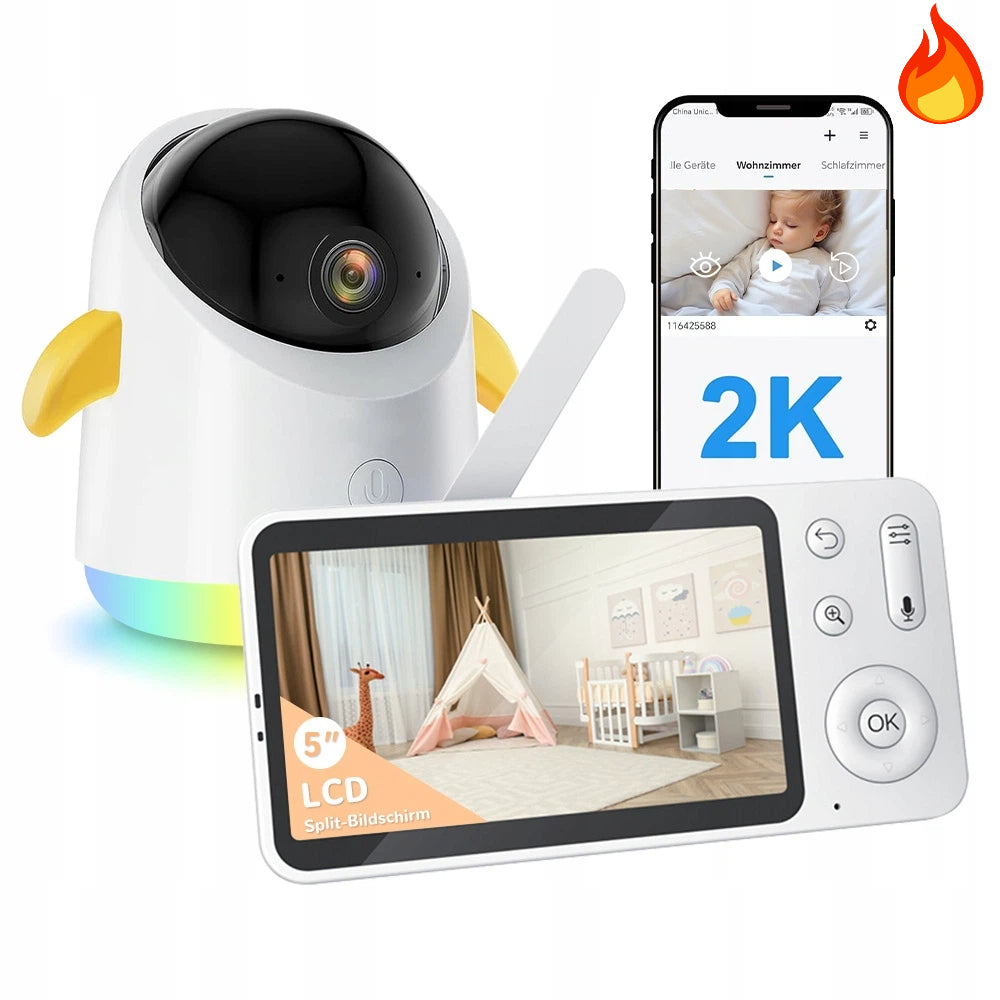 BABY MONITOR DUAL MODE 3000MAH SECURITY CAMERA