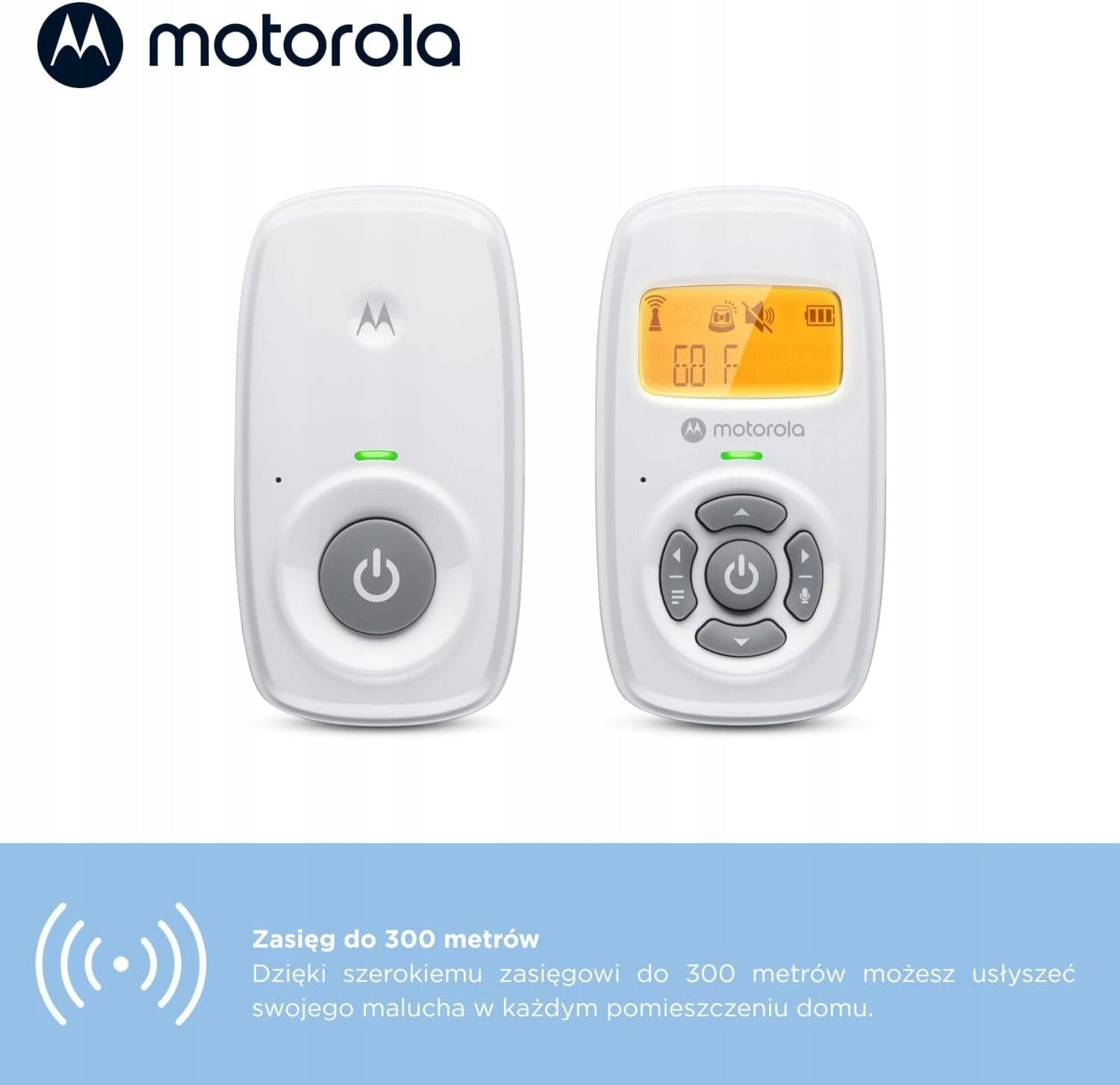 BABY MONITOR ELECTRONIC AUDIO DECT WITH TWO-WAY CONVERSATION AND LCD DISPLAY EAN (GTIN) 8720521032602