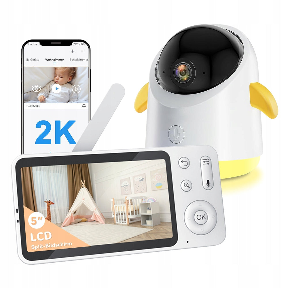 BABY MONITOR ELECTRONIC BABY CAMERA DUAL MODE 3000MAH