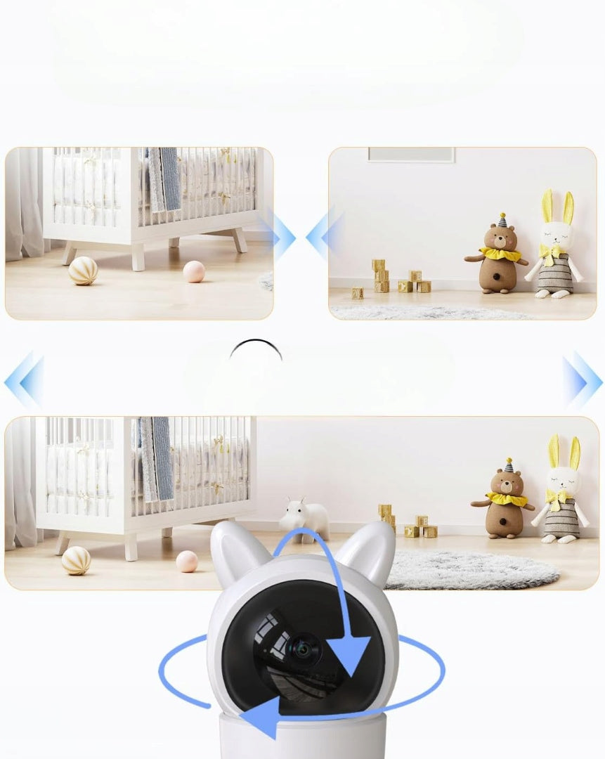 BABY MONITOR ELECTRONIC CZEVIEW BM2 NIGHT VISION CAMERA MONITOR 2PACK 4,3" WIFI Manufacturer code BDFfwqf2