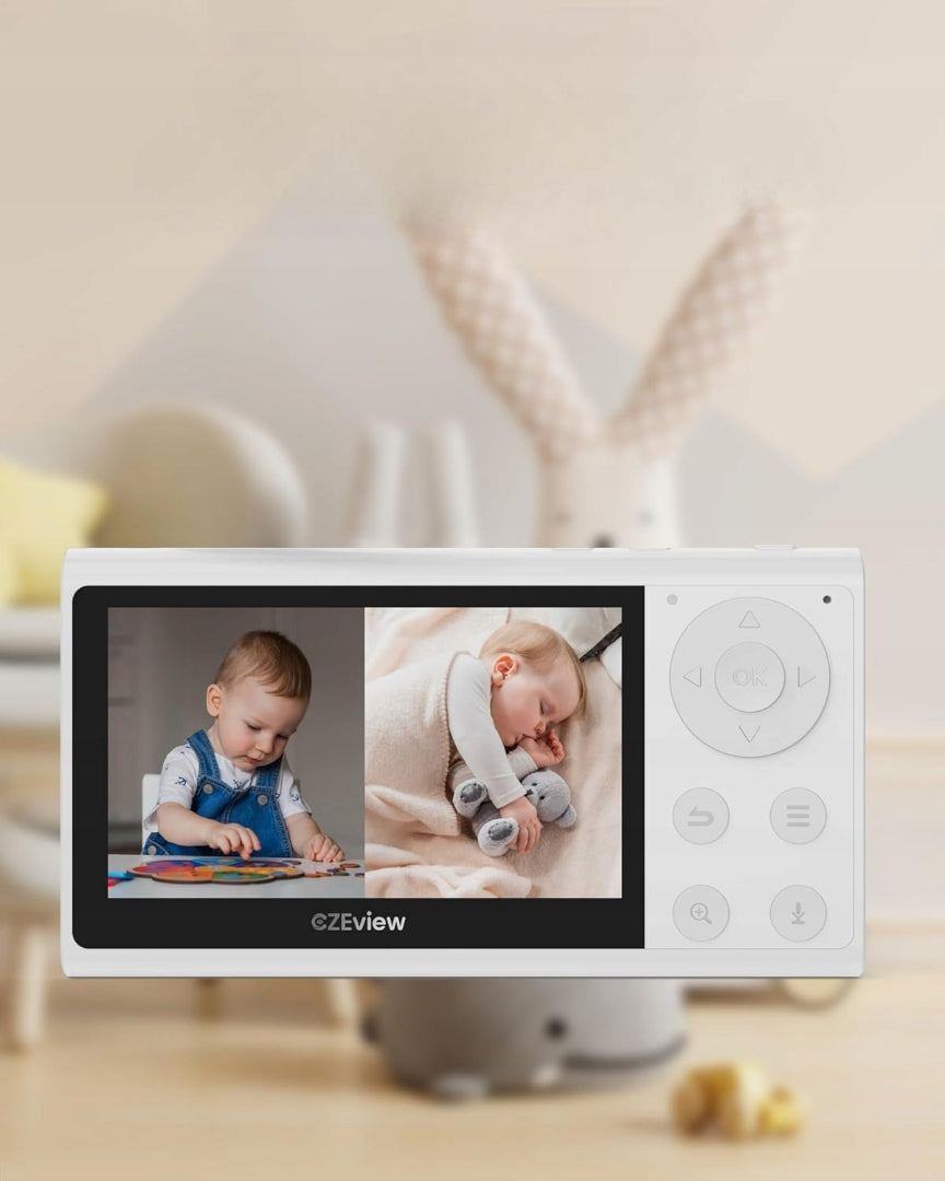 BABY MONITOR ELECTRONIC CZEVIEW BM2 NIGHT VISION CAMERA MONITOR 2PACK 4,3" WIFI Packaging status original