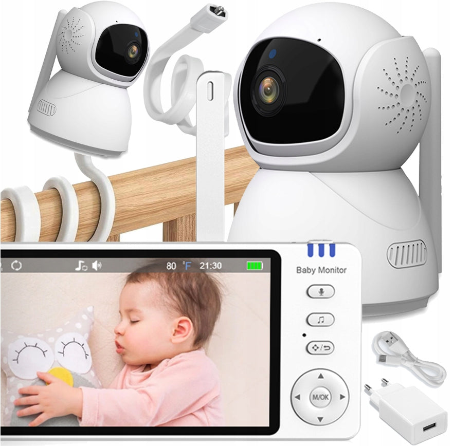 BABY MONITOR ELECTRONIC HD ROTATING BABY CAMERA For Room 400M