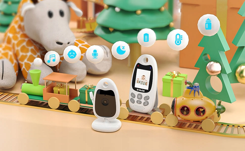 BABY MONITOR ELECTRONIC LIVE CAMERA LCD NIGHT MODE LCD SCREEN with bracket Packaging status original