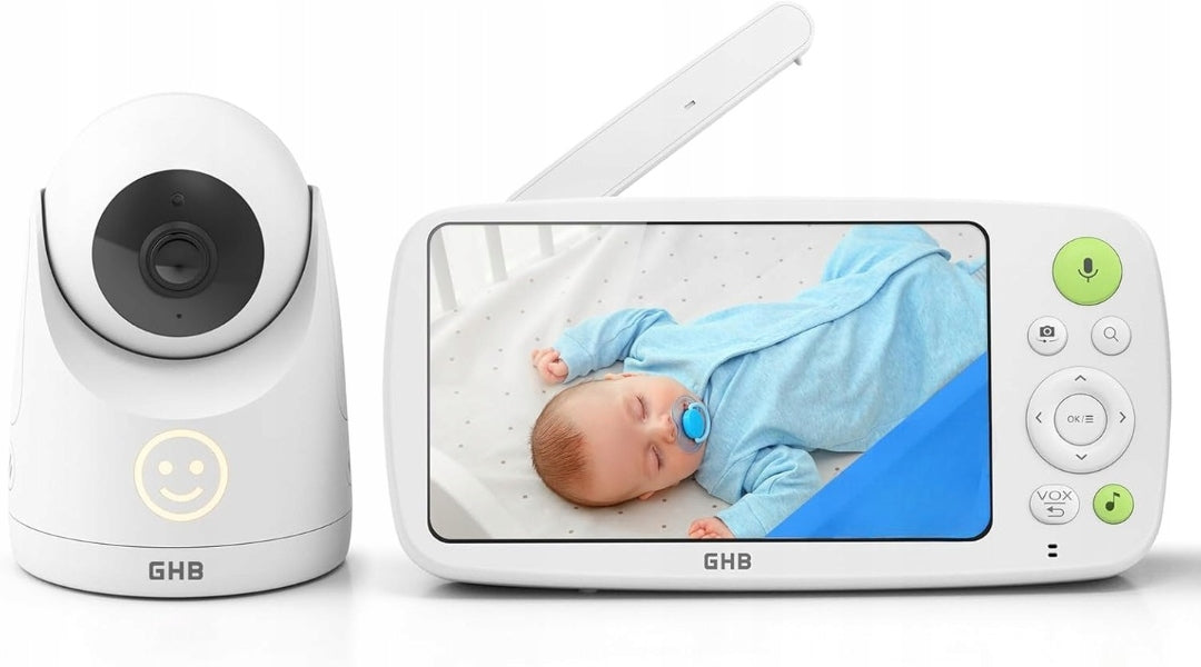 BABY MONITOR ELECTRONIC ROTATING SET GHB CAMERA MONITOR 5'' LCD 4000MAH PRO