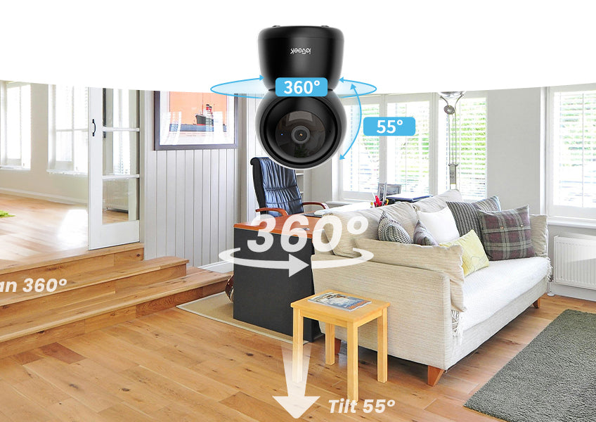 BABY MONITOR ELECTRONIC WIFI CAMERA 5MPx QHD MOTION SENSOR INDOOR ROTATING Medical device no