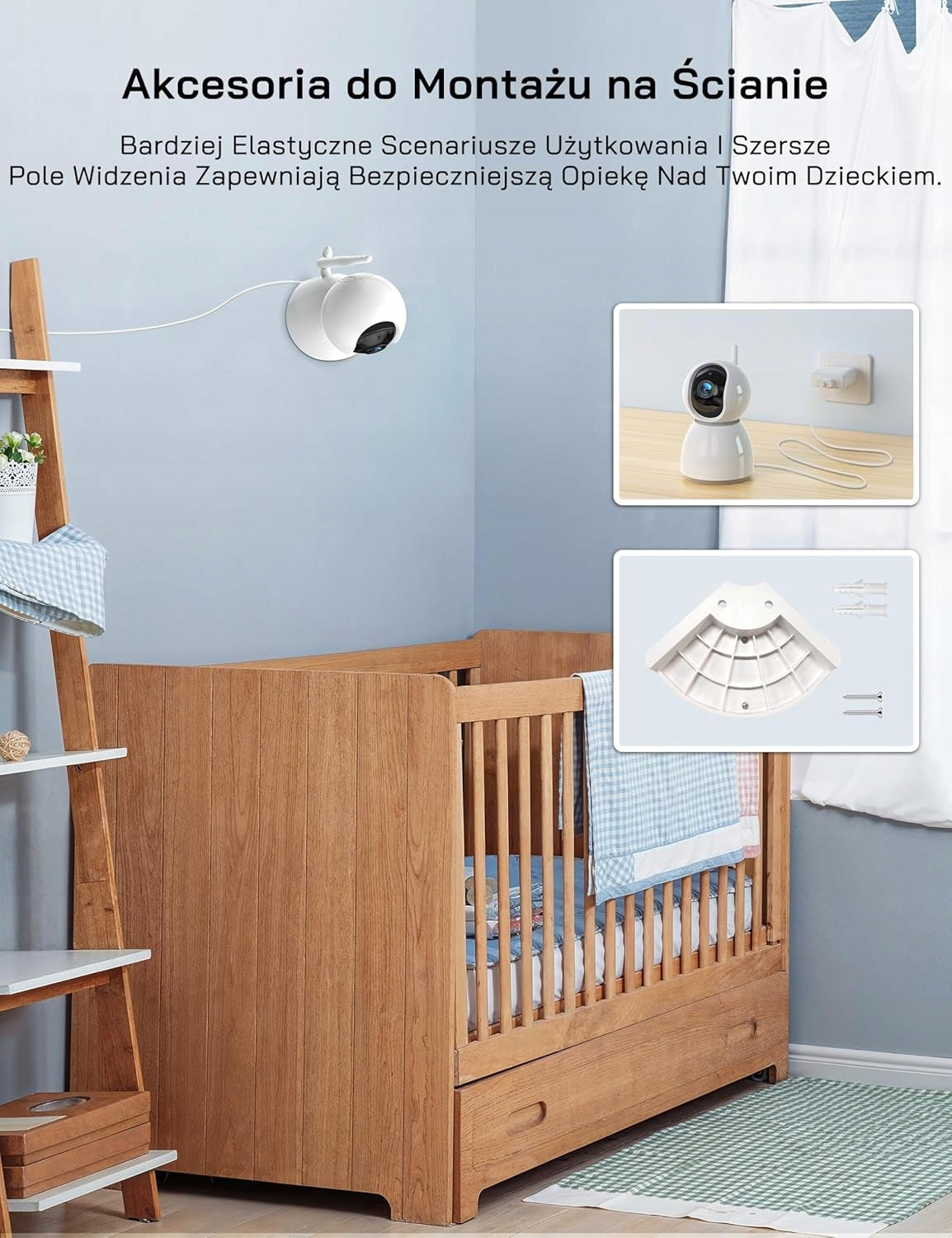 BABY MONITOR HD 1080P SCREEN 5” WOLFANG WB03 BABY MONITOR 5" Manufacturer code WB03