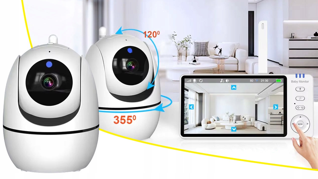 BABY MONITOR LCD DISPLAY 5" HD Kind electronic nanny
