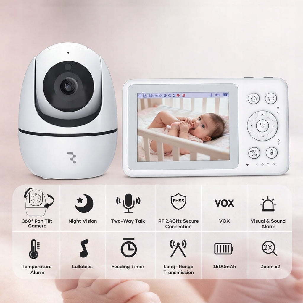 BABY MONITOR Reach BM-3 PTZ HD VOX BABY MONITOR Packaging status original
