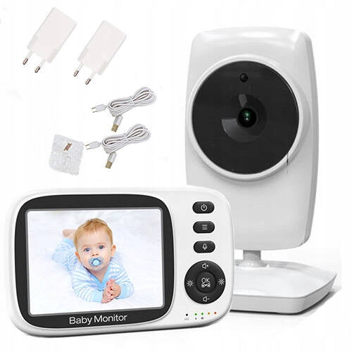 BABY MONITOR WITH CAMERA + MONITOR 3,2" NIGHT MODE 2xZOOM VOX FUNCTION