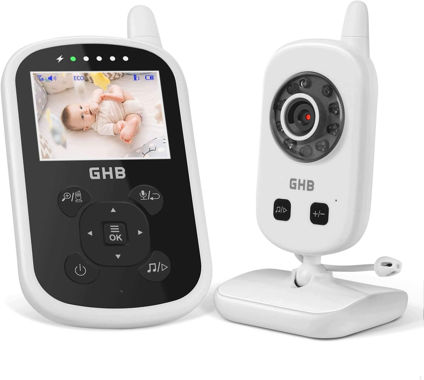BABY MONITOR WITH CAMERA TWO-WAY CONVERSATION NIGHT VISION