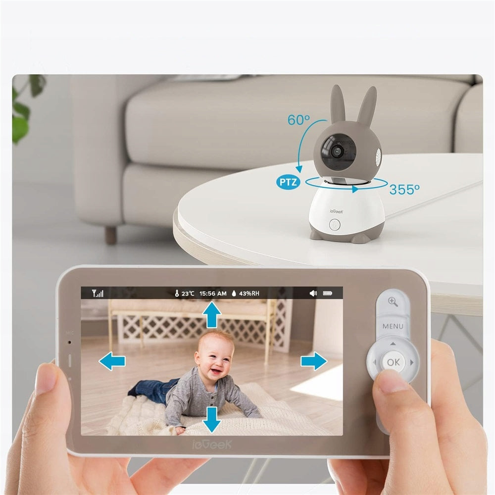 BABY MONITOR WITH LIVE CAMERA NIGHT MODE WIRELESS 2K CAMERAS Medical device no