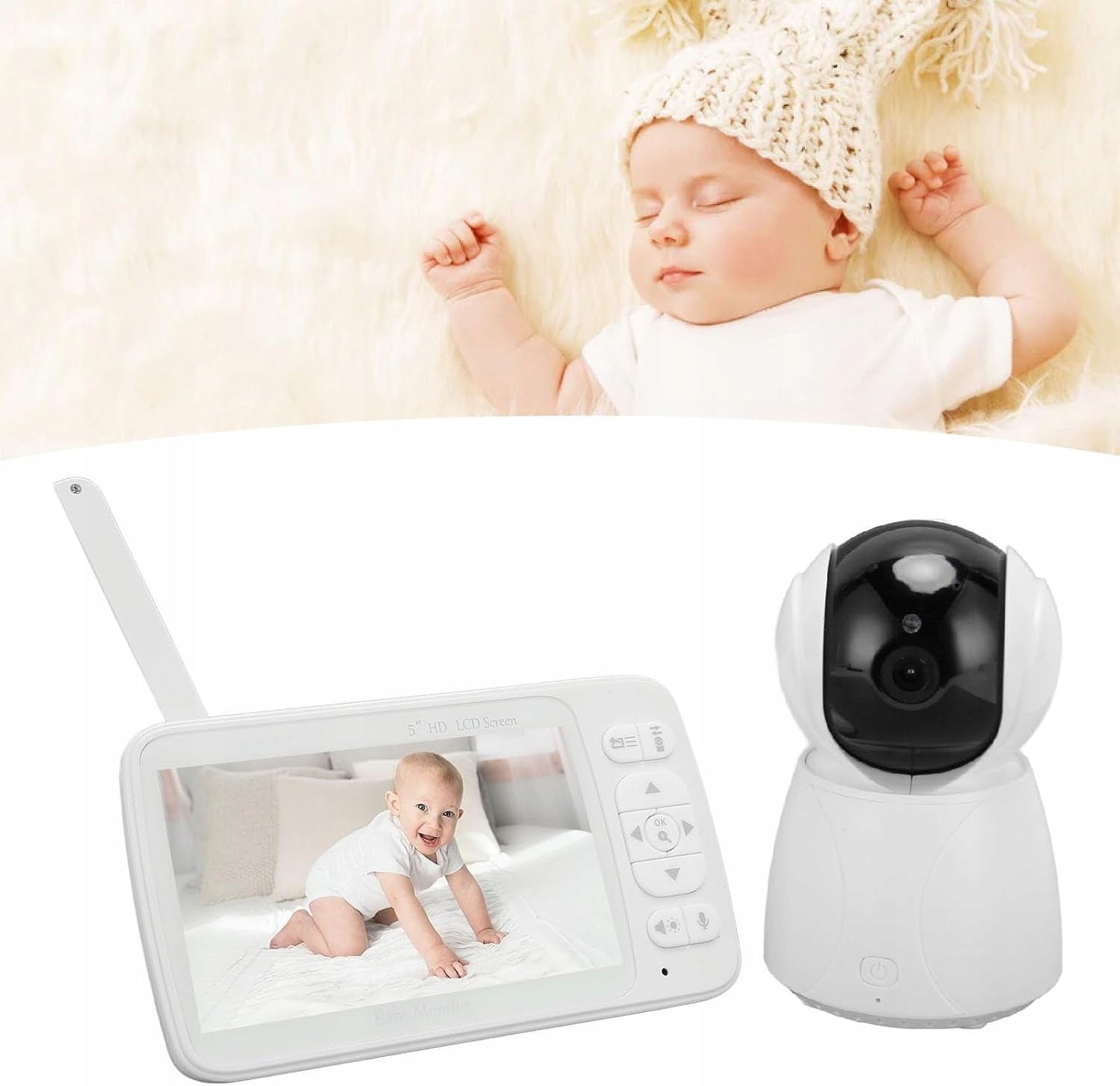 BABY MONITOR WITH MICROPHONE SPEAKER 3X MAGNIFICATION CAMERA EAN (GTIN) 037431885937