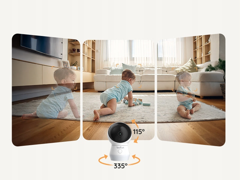 BABY MONITOR WITH WIFI CAMERA 4MP ROTATING LCD and 4000mAh battery Medical device no