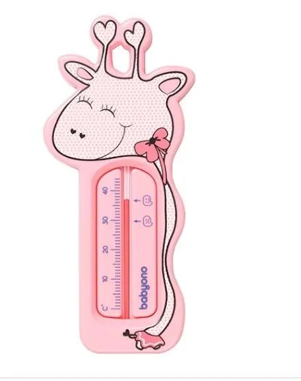 BABY ONO BabyOno Water thermometer - pink giraffe