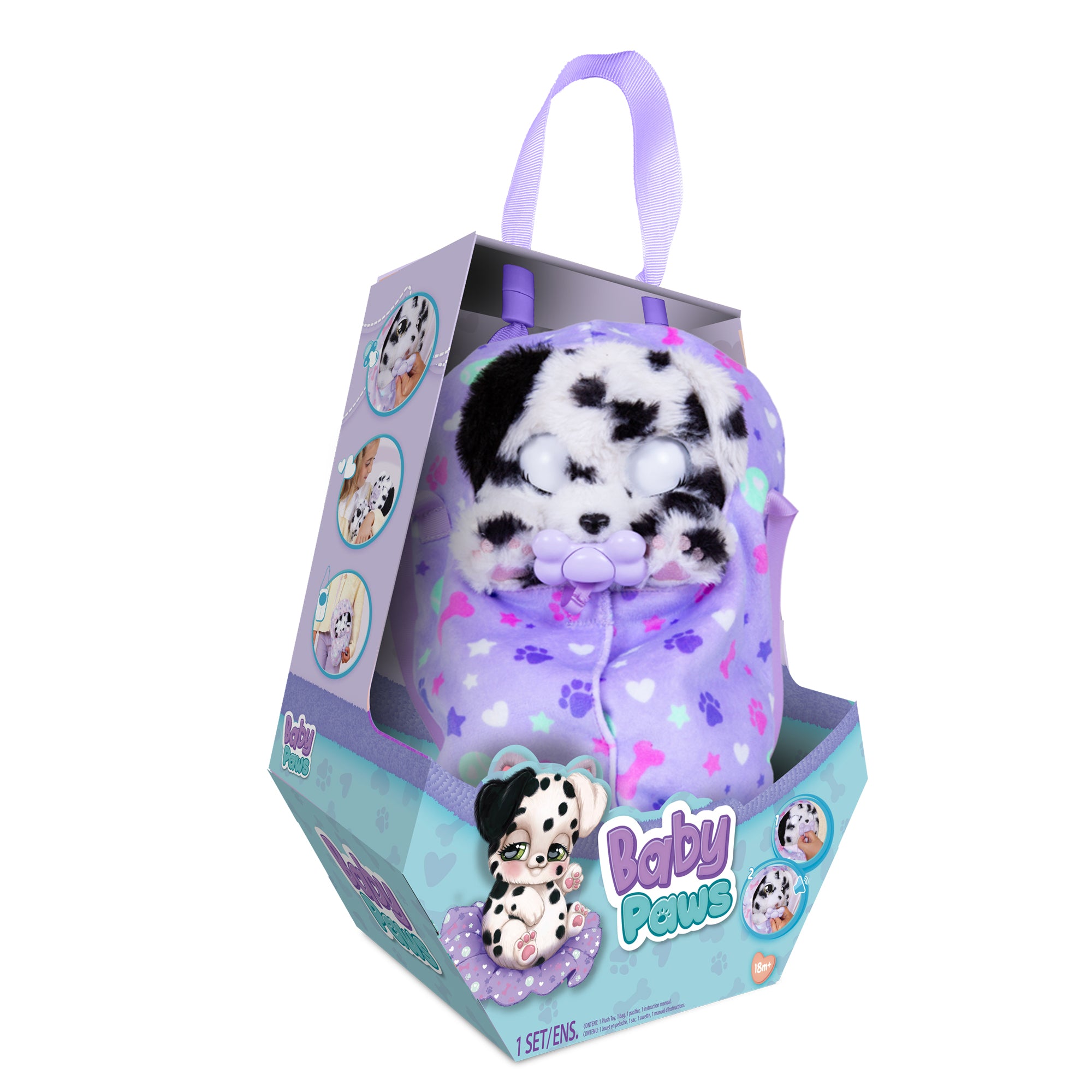 Interaktyvus augintinis šuniukas dalmantinas Imc Toys Baby Paws