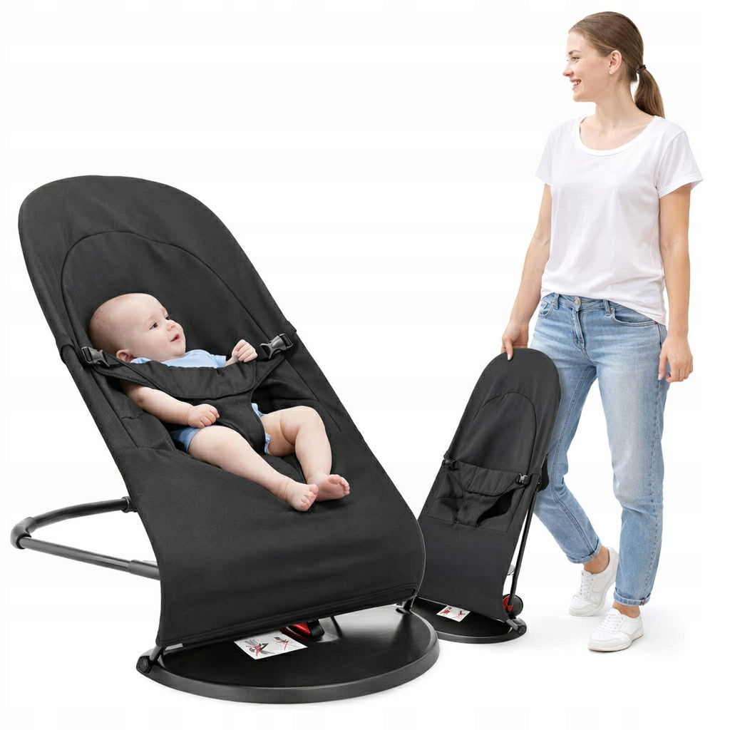 BABY ROCKER LOUNGER UP TO 13KG ADJUSTABLE LIGHT CALMING Packaging status original