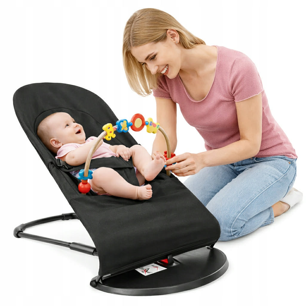 BABY ROCKER LOUNGER UP TO 13KG ADJUSTABLE LIGHT CALMING