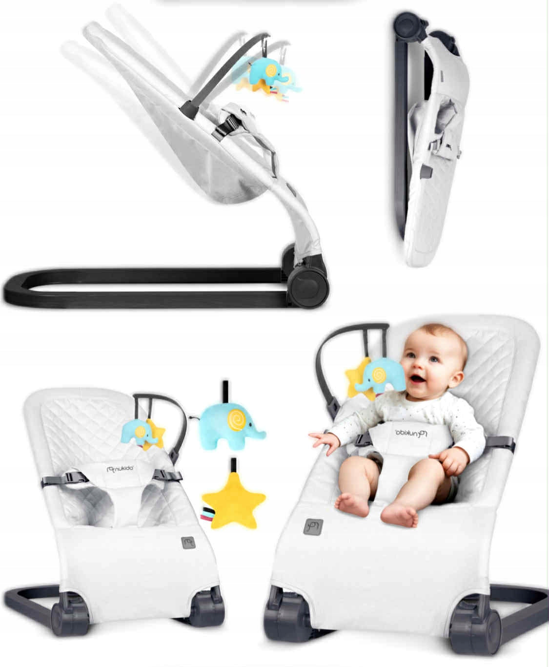 BABY ROCKING COUCH FOLDING ROCKING COUCH WITH TOYS EAN (GTIN) 0197867571375
