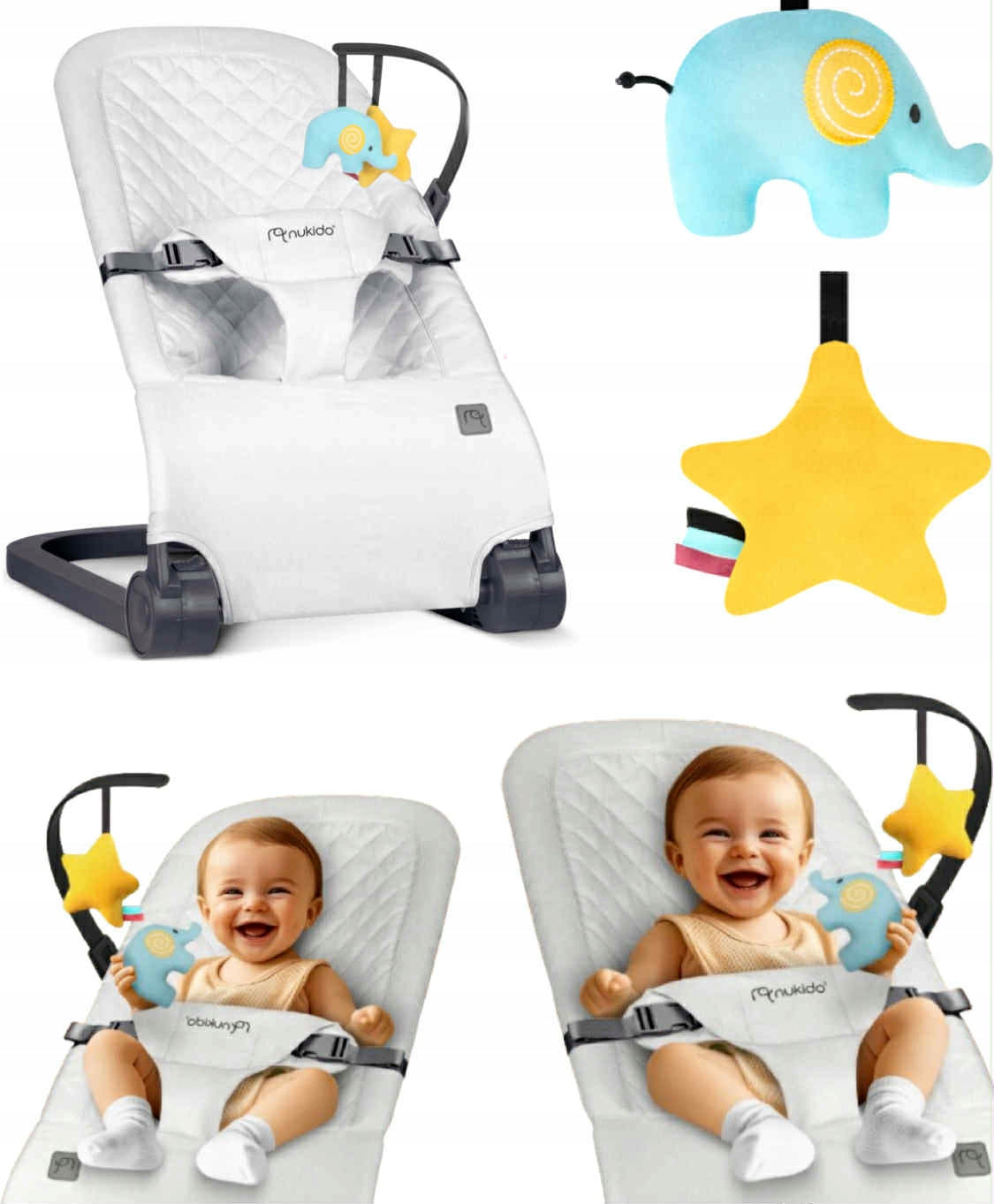 BABY ROCKING COUCH FOLDING ROCKING COUCH WITH TOYS