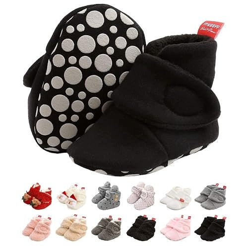 BABY SLIPPERS WINTER COTTON WHITE NON-SLIP FOR GIRLS Brand no brand