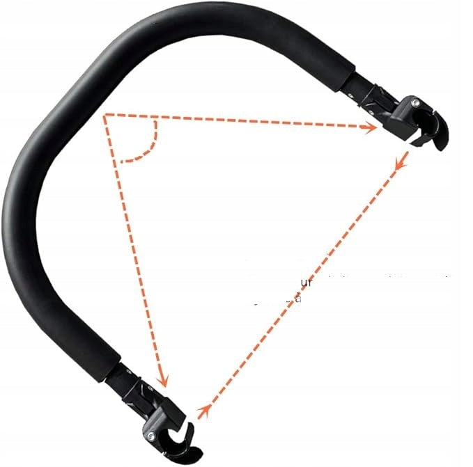 BABY STROLLER ARMREST FOR BABY STROLLER BLACK PU LEATHER Manufacturer code B07DWZPVYX000