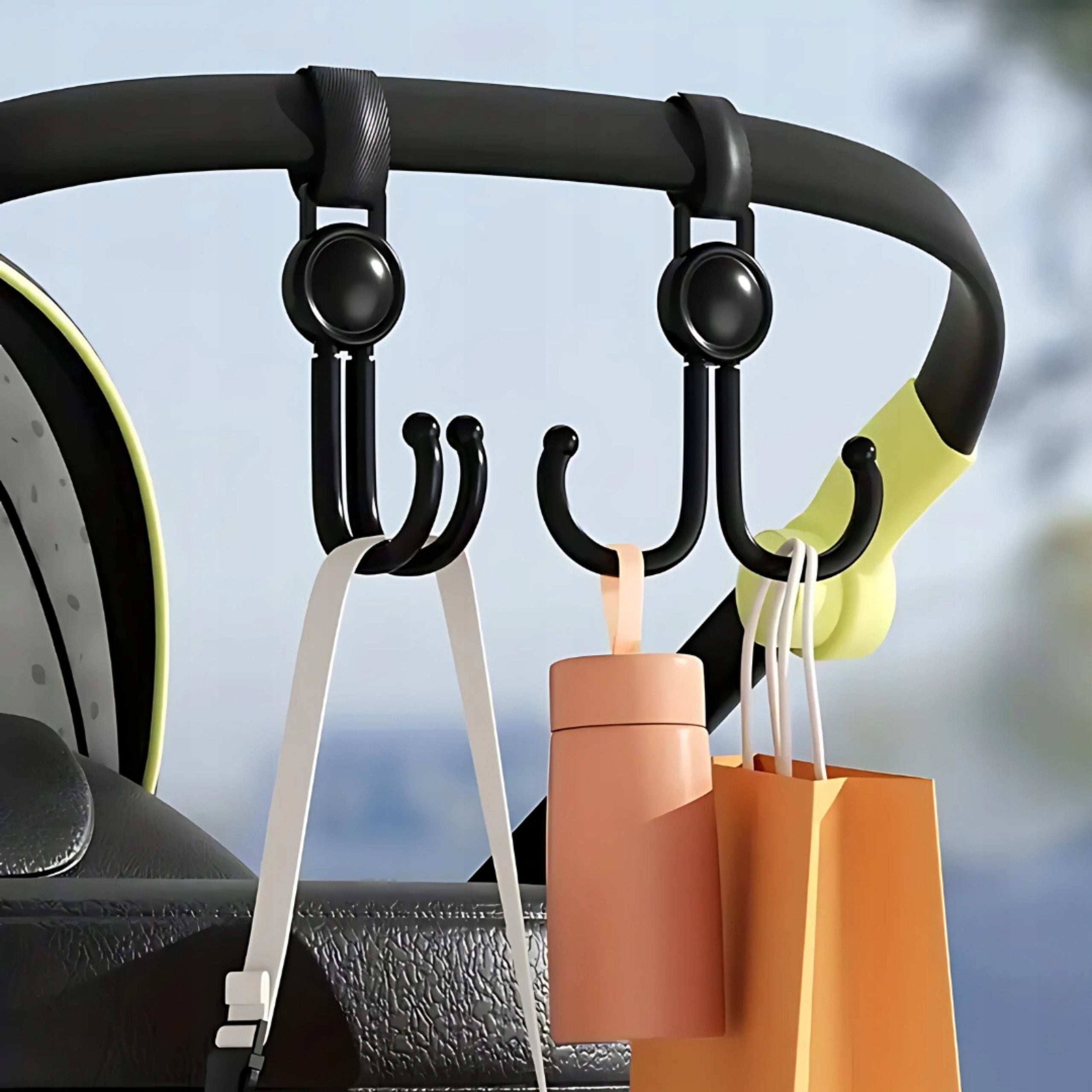 BABY STROLLER HOLDER BAGS SWIVEL HOOK ATTACHMENT 360 DEGREE EAN (GTIN) 5903240598809