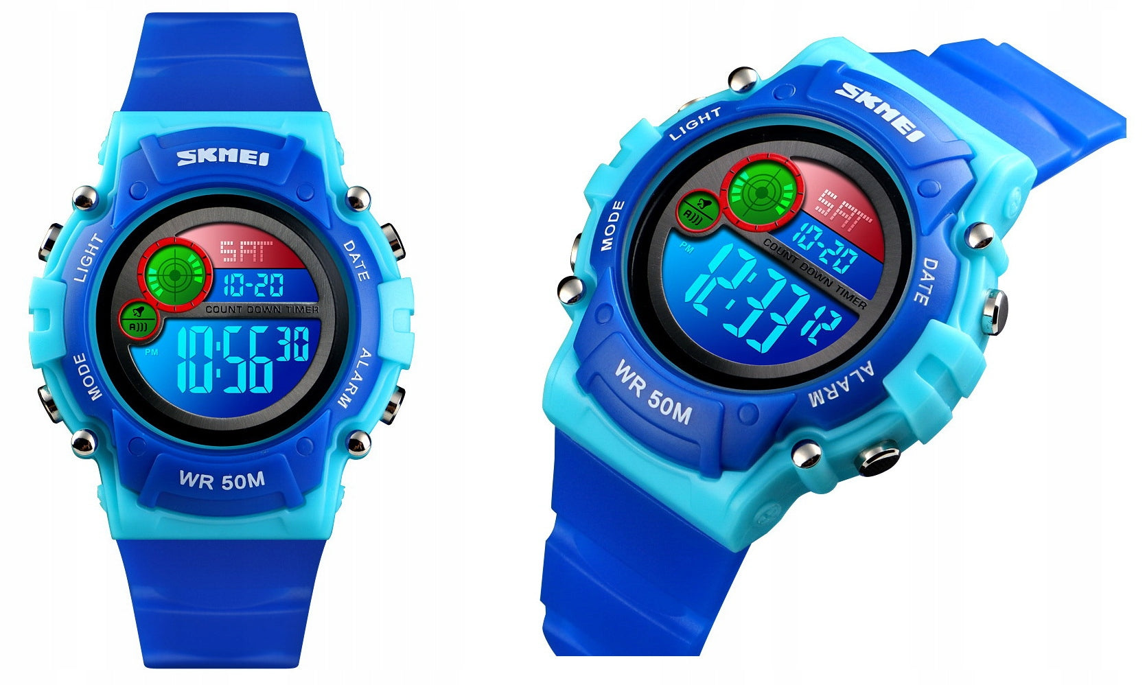 BABY WATCH FOR BOY FOR GIRL COLORFUL LED BACKLIGHT Model Zegarek dziecięcy SKMEI