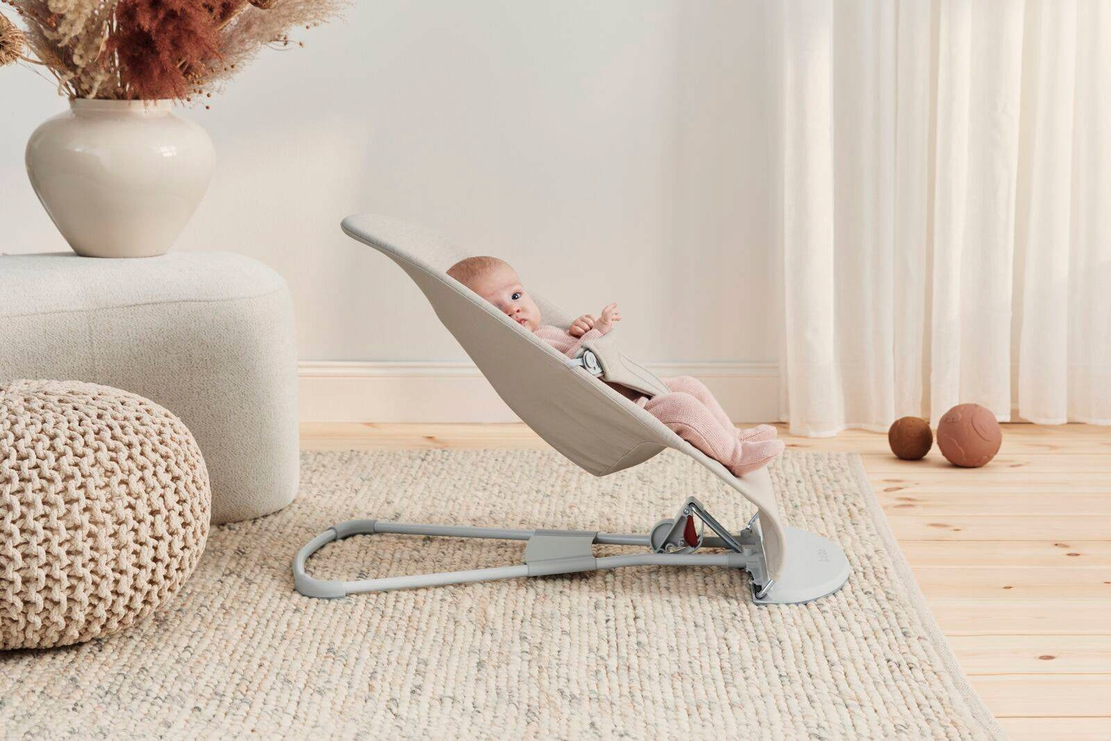 BABYBJORN - BLISS 3D Jersey - Light Beige Batteries included no