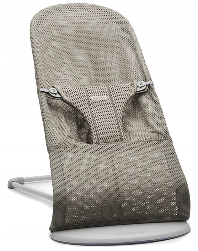 BABYBJORN BLISS MESH Sun Lounger and Seat in One to 2 Years Old Grey Beige
