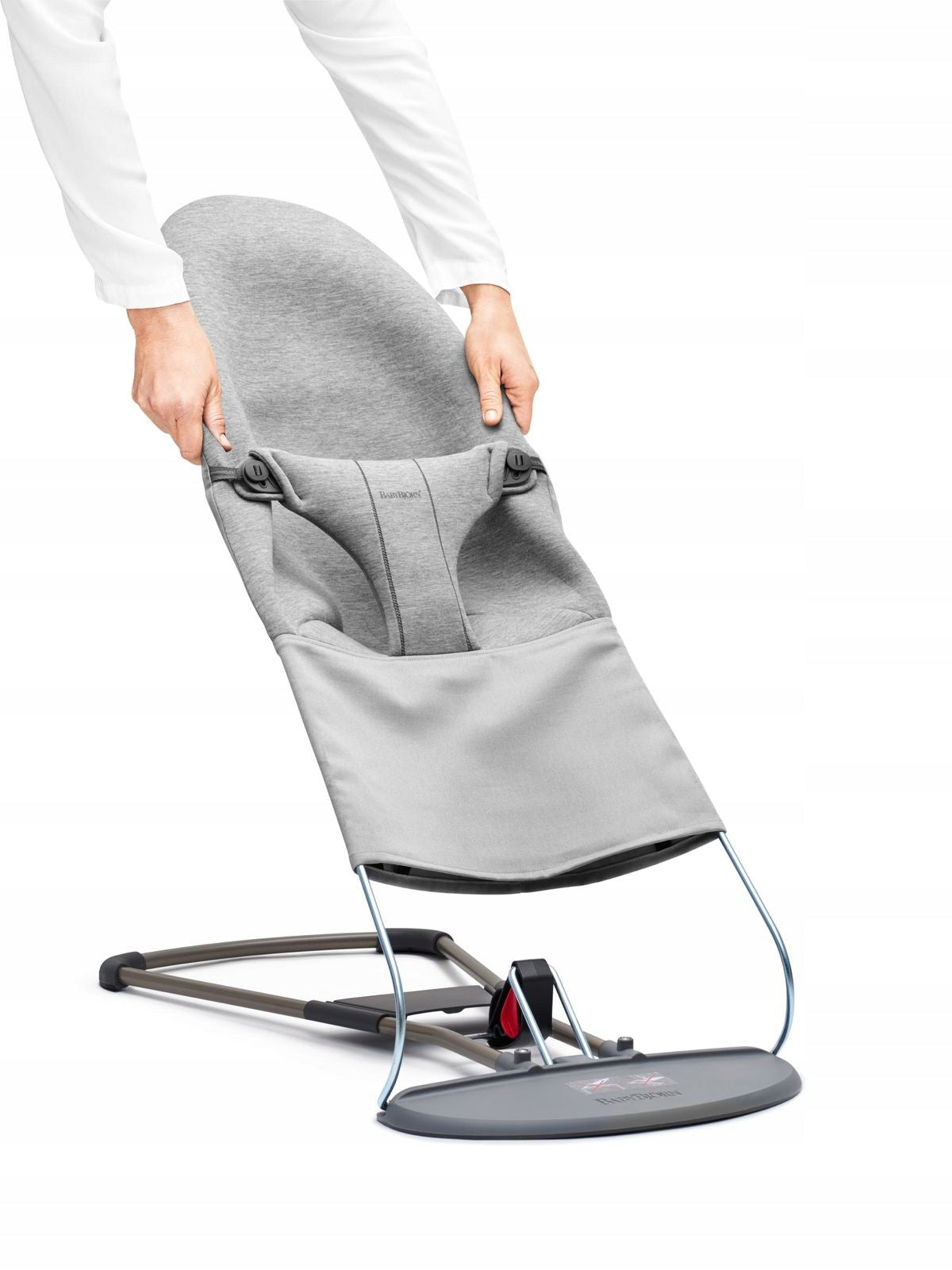 BABYBJORN - Couch Cover Balance Bliss Light Grey, 3D Jersey Batteries included no