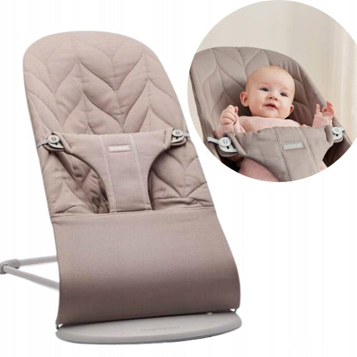 BABYBJORN LOUNGER BLISS WOVEN PETAL QUILT Cream