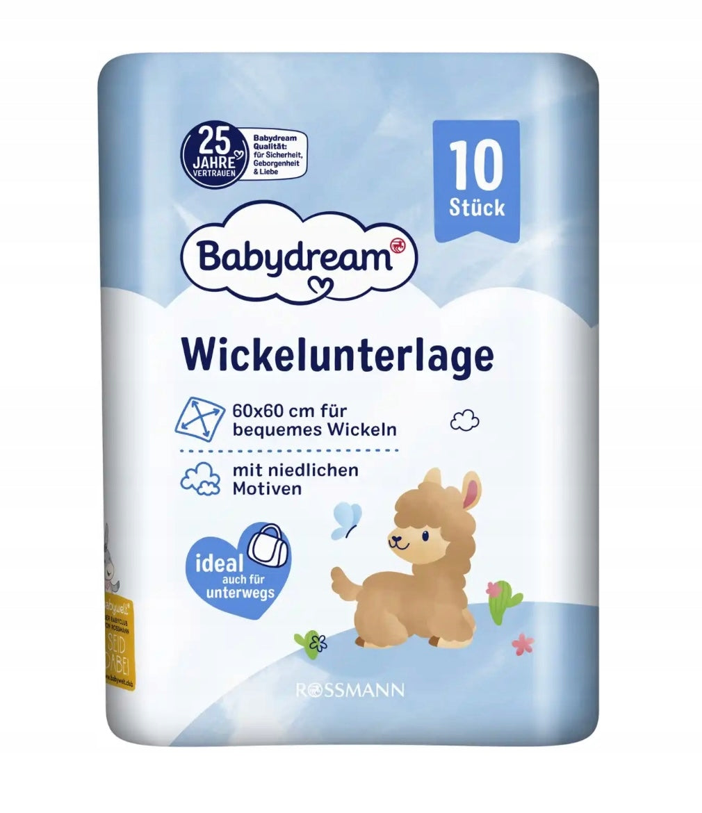BABYDREAM BACKING CHANGING MAT FOR COT 60x60 cm