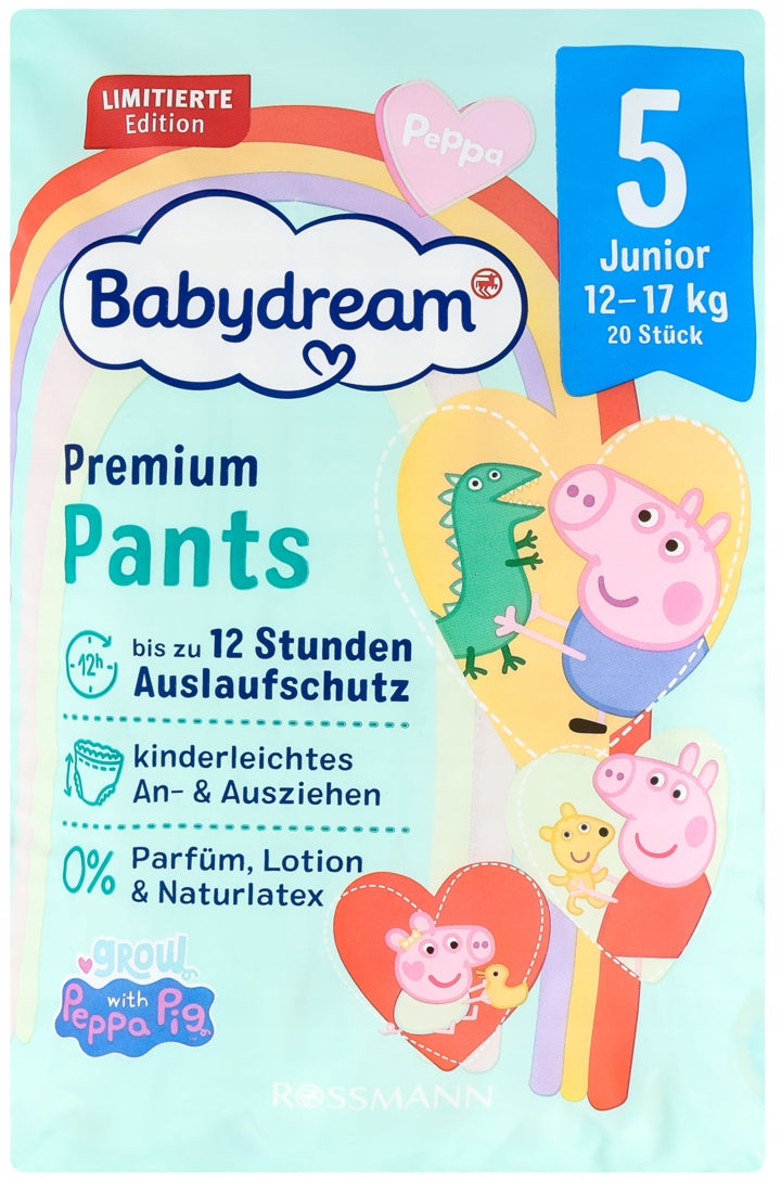 BABYDREAM Premium Diapers Junior 5 12-17 kg 20 pieces