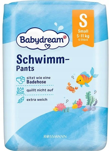 BABYDREAM Swimming diapers for children for water 5-11 kg 12 pcs. size. S