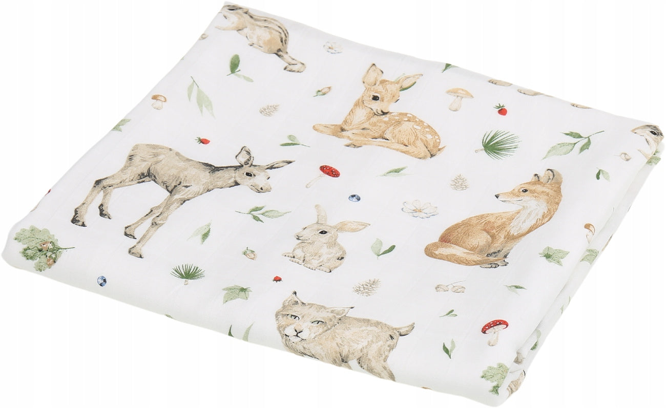 BABYMAM MUSLIN DIAPER BLANKET SWADDLE 120x120cm EAN (GTIN) 5903672177801