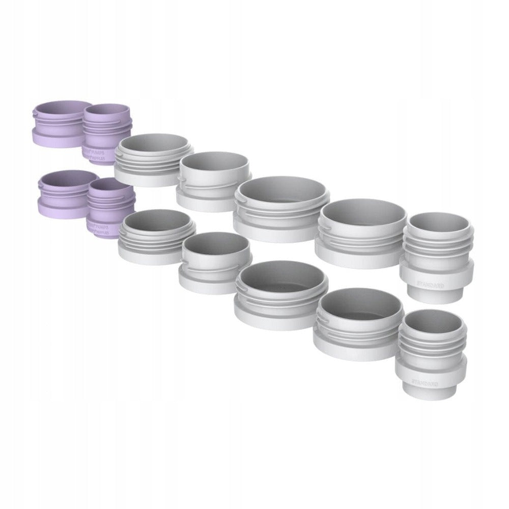 BABYMOOV TWIST DIRECT ADAPTERS FOR BREAST PUMP AND PACIFIERS 7 PAIRS SET Medical device no